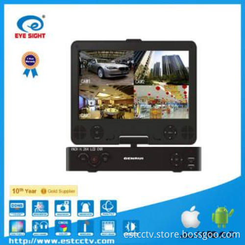 10.5 inches HD LCD DVR Kit with holiday recording and snapshot setup